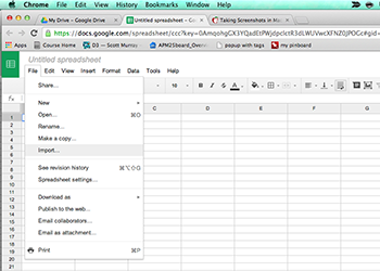 Means screenshot 3 in Google Spreadsheets